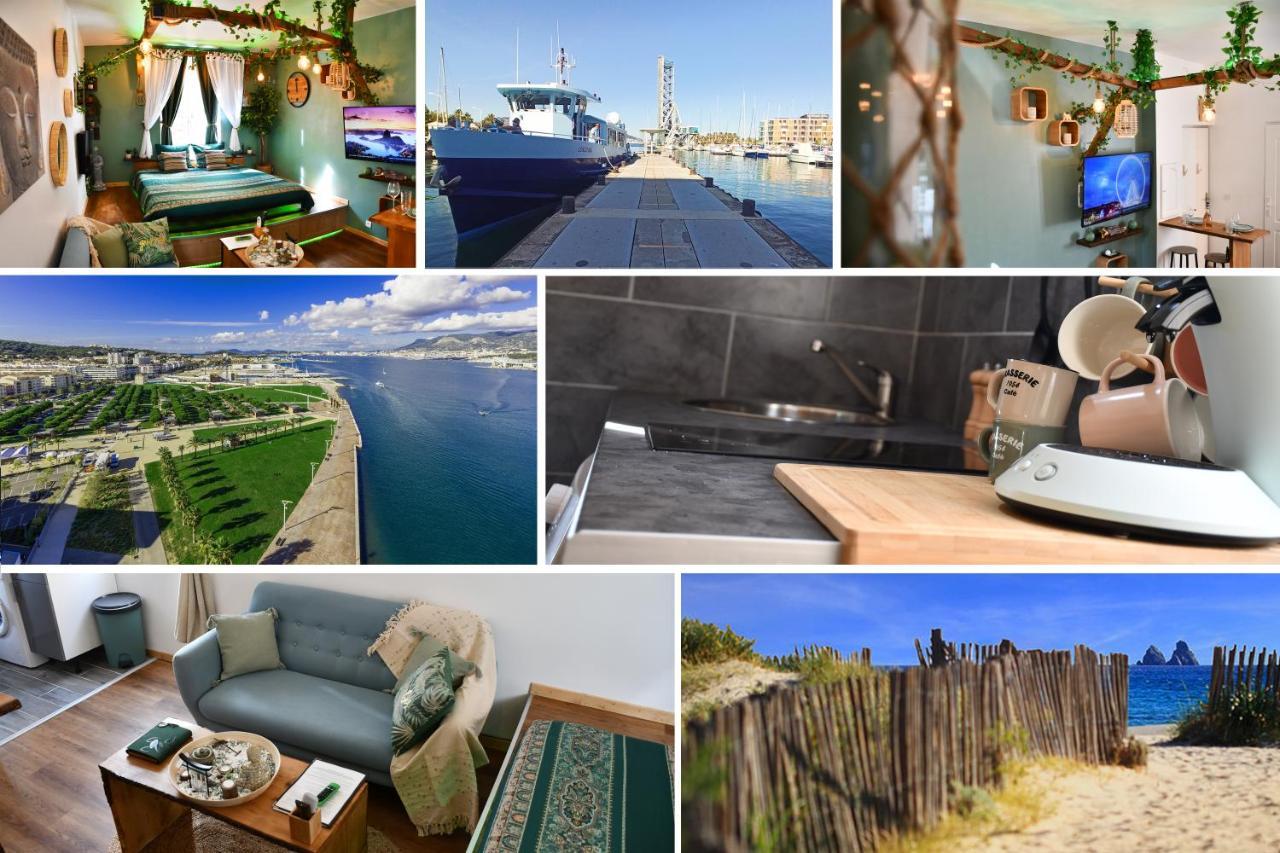 Le Patio H24,Cosy,Port,Plage,Wifi,Netflix La Seyne-sur-Mer Esterno foto